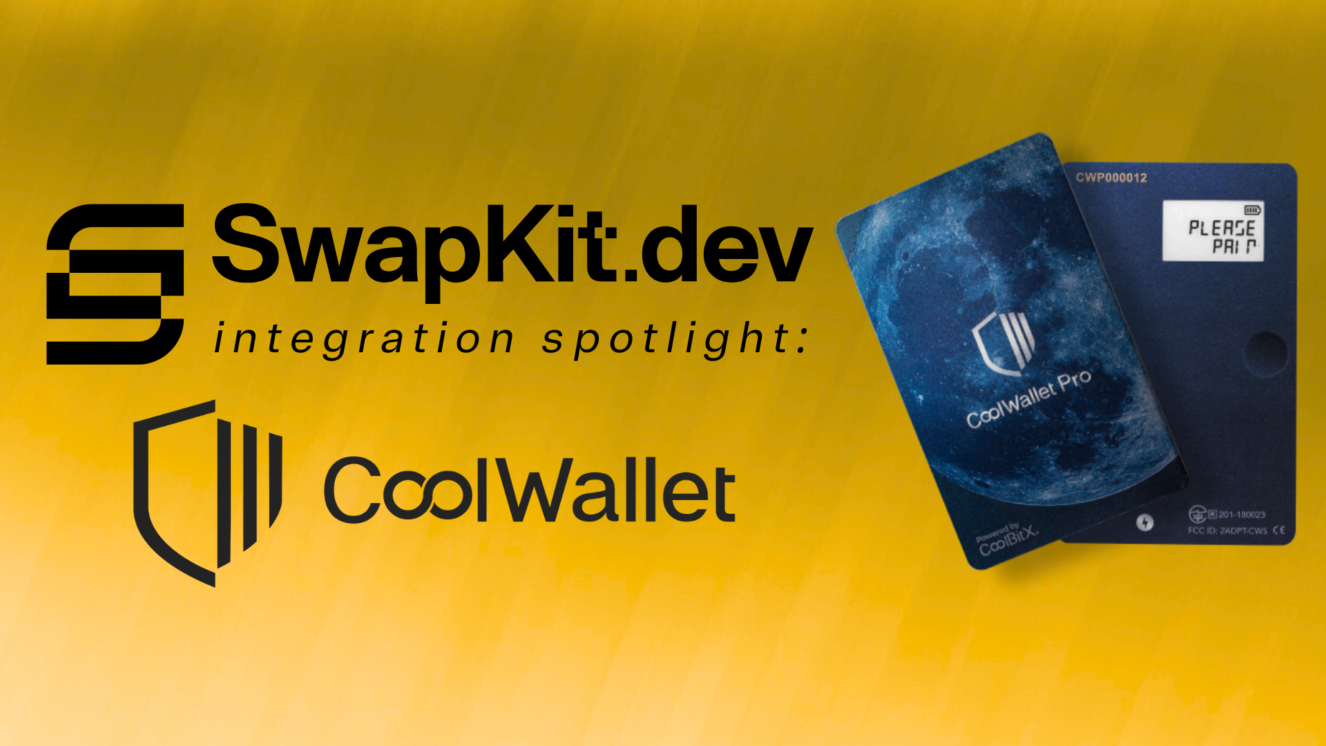 CoolWallet Integrates SwapKit: Native Cross-Chain & Single-Chain Swaps Now Live Across BTC, EVM, Solana, Cosmos & More