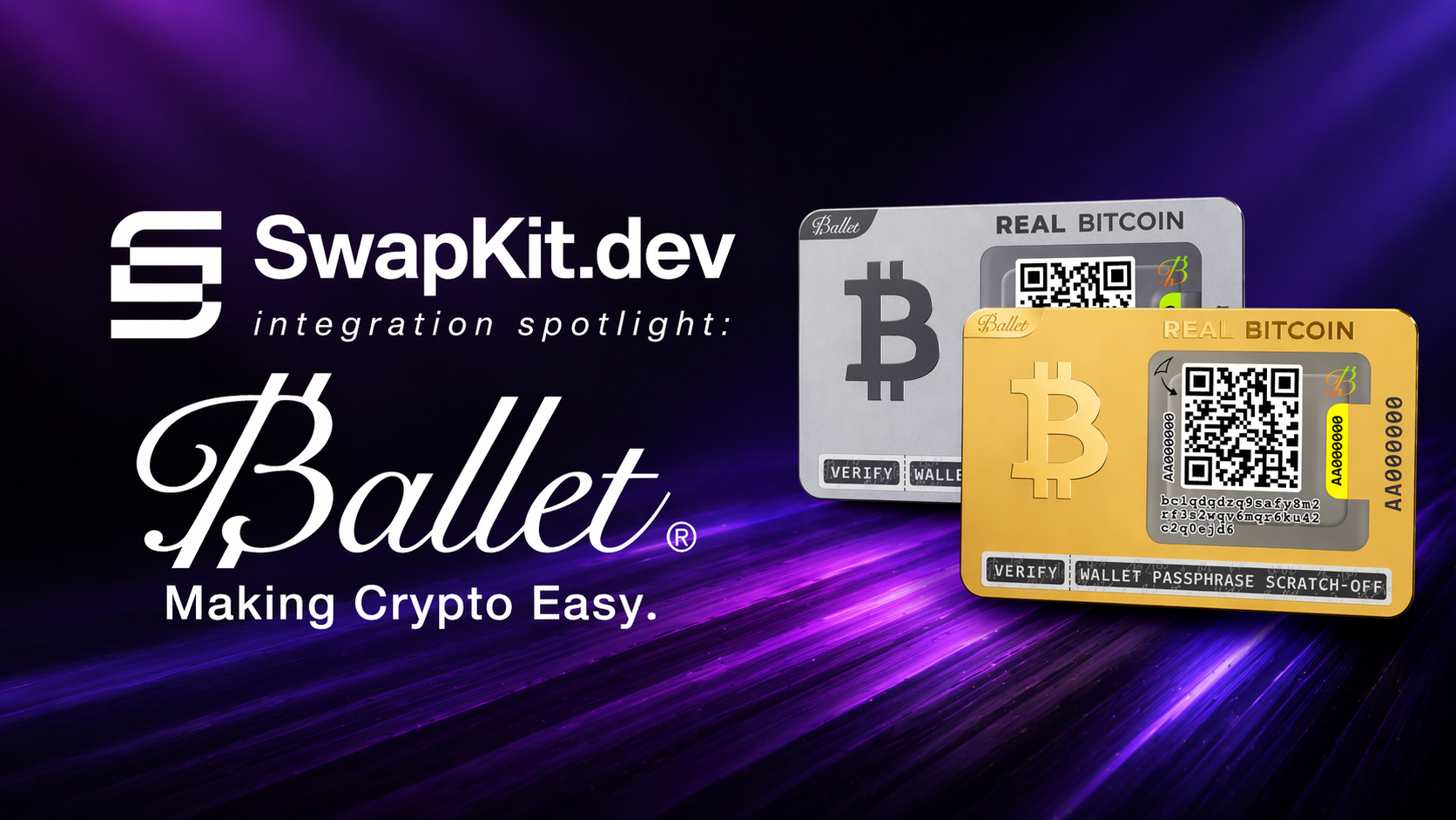 Physical Simplicity Meets Cross-Chain Power: SwapKit X Ballet