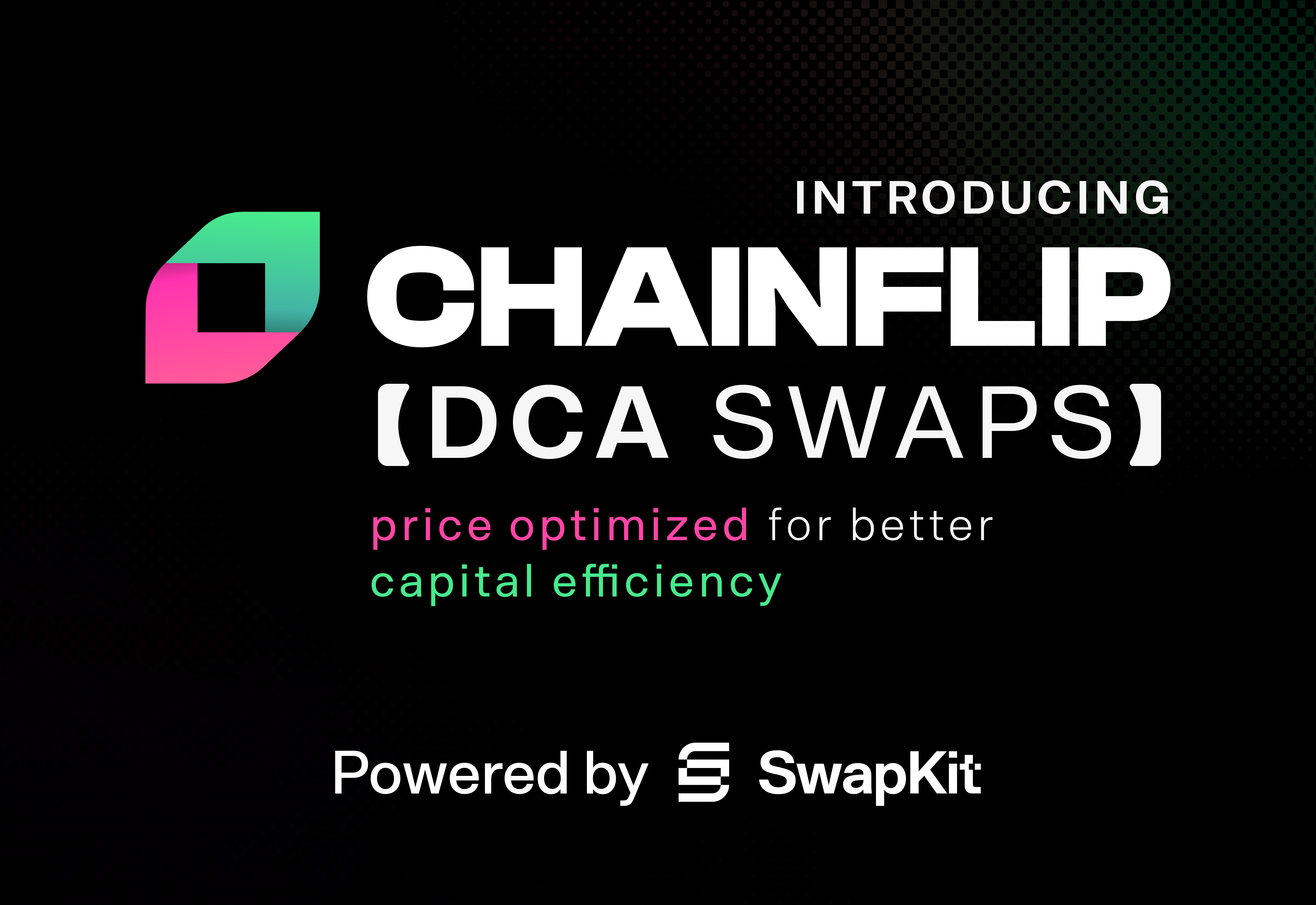 SwapKit Enables Chainflip DCA Swaps: Advanced Price Optimization Trading Now Available via API