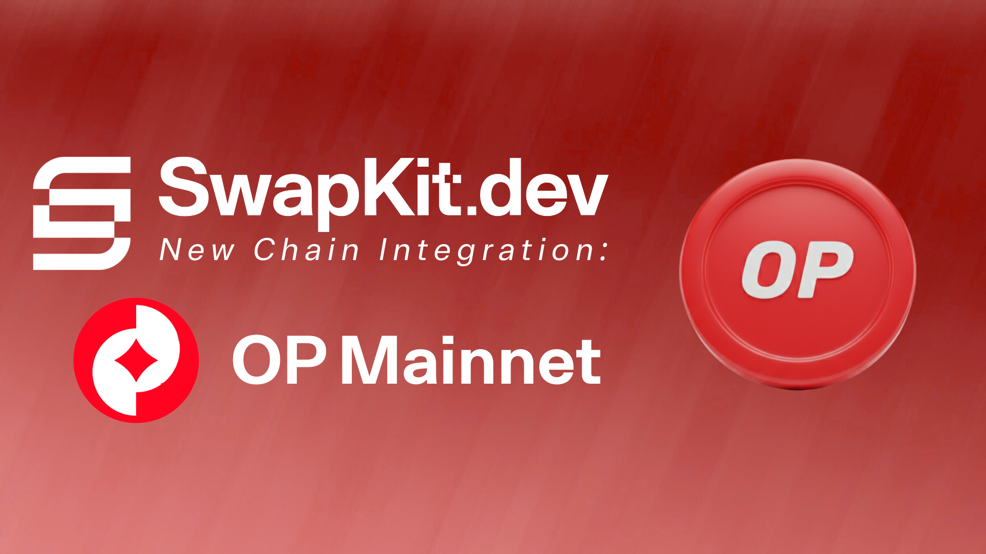 SwapKit OP Mainnet Integration: Cross-Chain Swaps via NEAR Intents