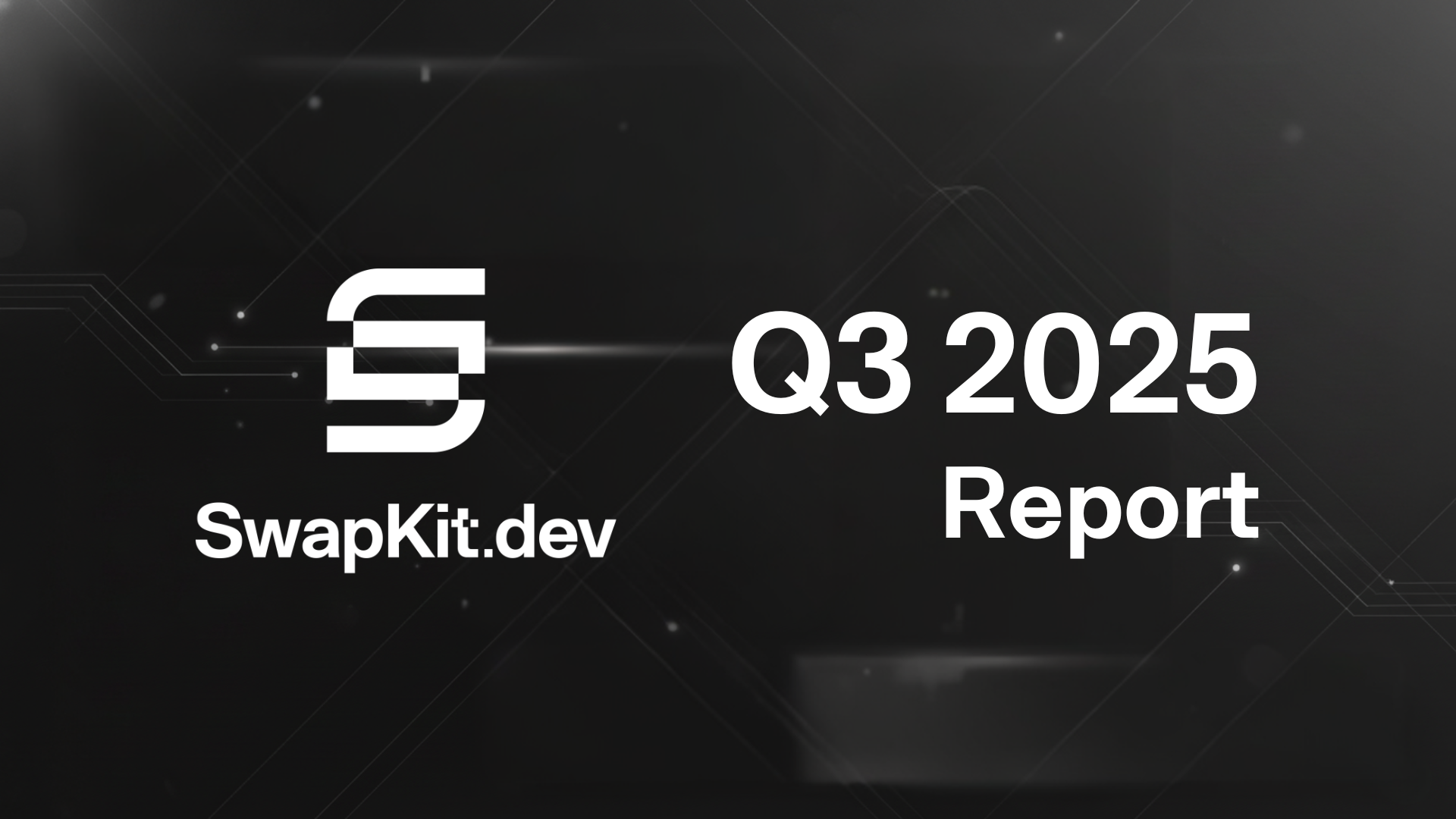 SwapKit Quarterly Report – Q3 2025